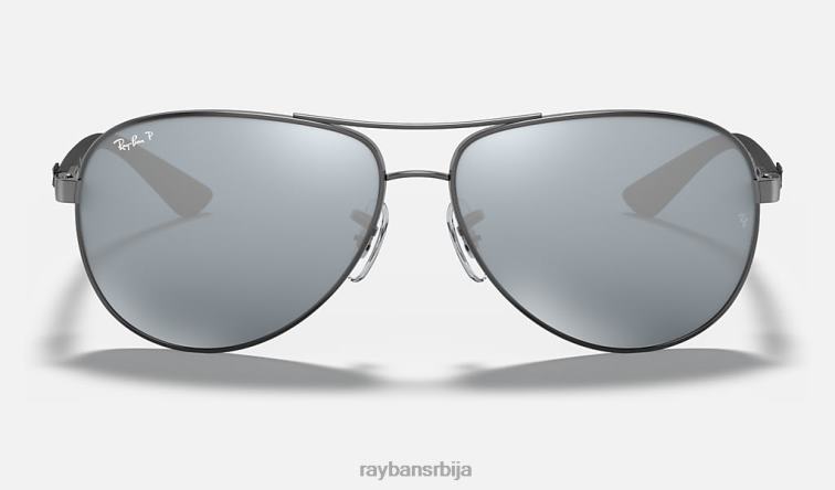 Ray-Ban карбонска влакна P0HP753 наочаре за сунце углачан гунметал/сребро мушкарци