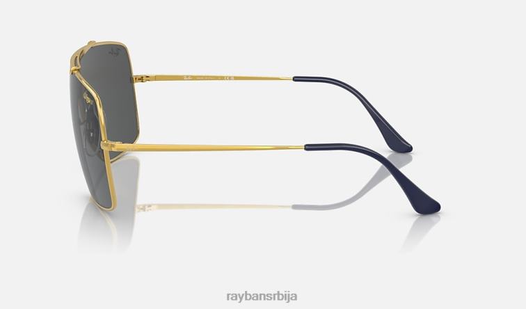 Ray-Ban крила ии P0HP780 наочаре за сунце полирано златно/сиво мушкарци