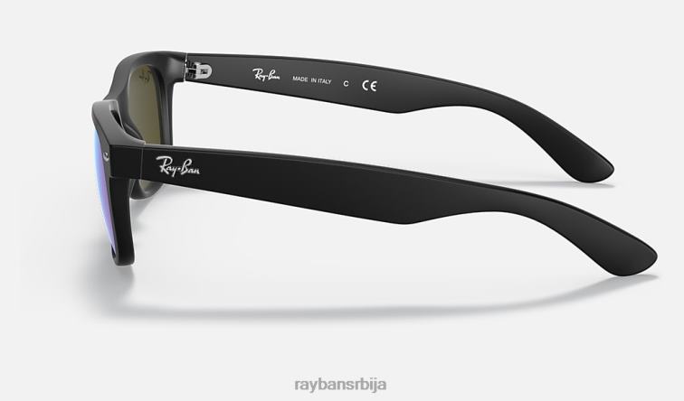 Ray-Ban нови путник блиц P0HP785 наочаре за сунце мат црна/плава мушкарци