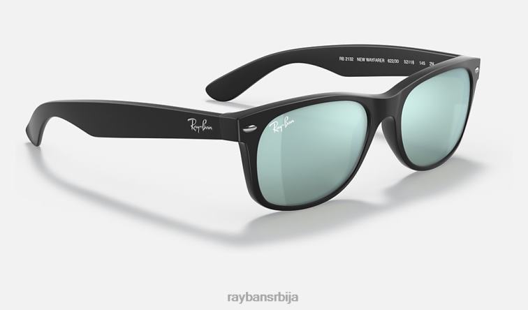 Ray-Ban нови путник блиц P0HP786 наочаре за сунце мат црна/сребрна мушкарци