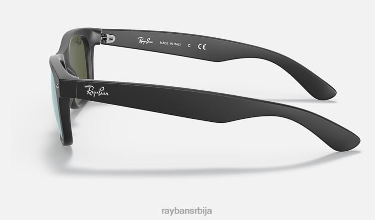 Ray-Ban нови путник блиц P0HP786 наочаре за сунце мат црна/сребрна мушкарци