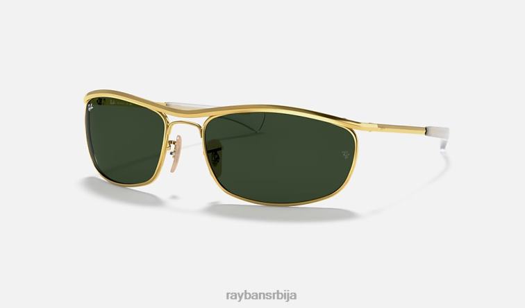 Ray-Ban олимпијац и делукс P0HP789 наочаре за сунце полирано златно/зелено мушкарци