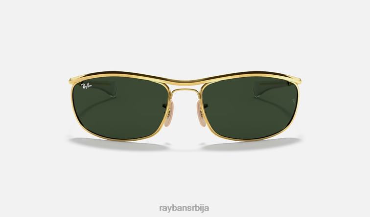 Ray-Ban олимпијац и делукс P0HP789 наочаре за сунце полирано златно/зелено мушкарци