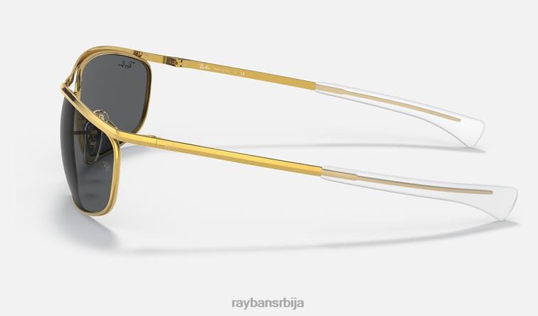 Ray-Ban олимпијац и делукс P0HP792 наочаре за сунце полирано златно/сиво мушкарци