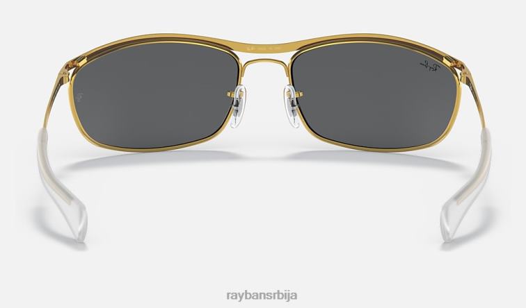 Ray-Ban олимпијац и делукс P0HP792 наочаре за сунце полирано златно/сиво мушкарци