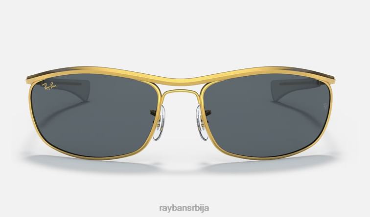 Ray-Ban олимпијац и делукс P0HP793 наочаре за сунце полирано златно/плаво мушкарци