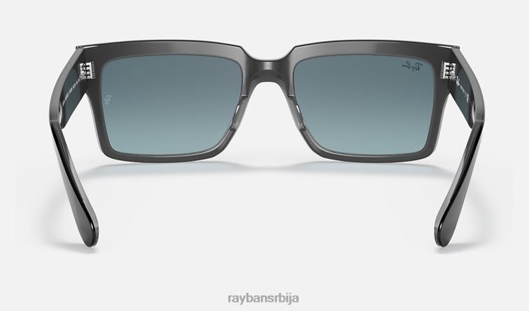Ray-Ban Инвернесс P0HP812 наочаре за сунце полирано црно на транспарентно/плаво мушкарци