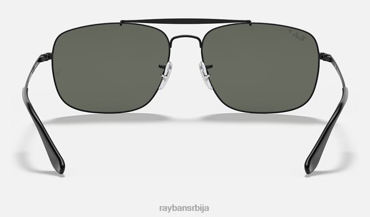 Ray-Ban пуковник P0HP857 наочаре за сунце полирана црно/зелена мушкарци