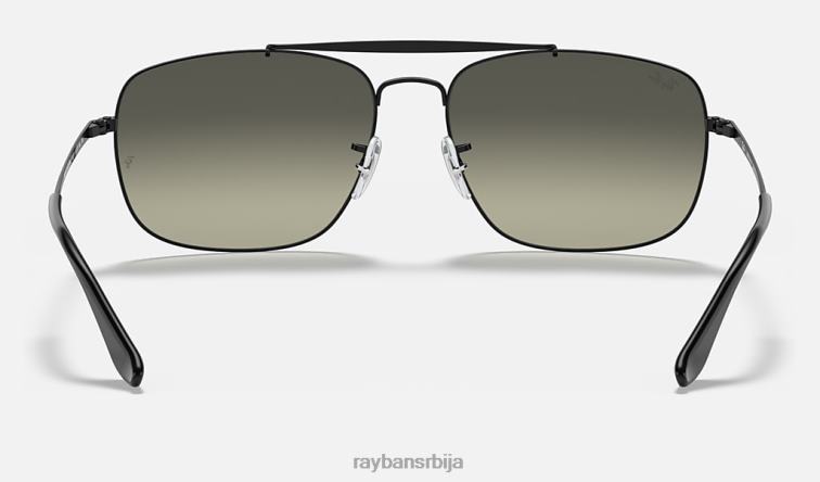 Ray-Ban пуковник P0HP859 наочаре за сунце полирана црно/сива мушкарци