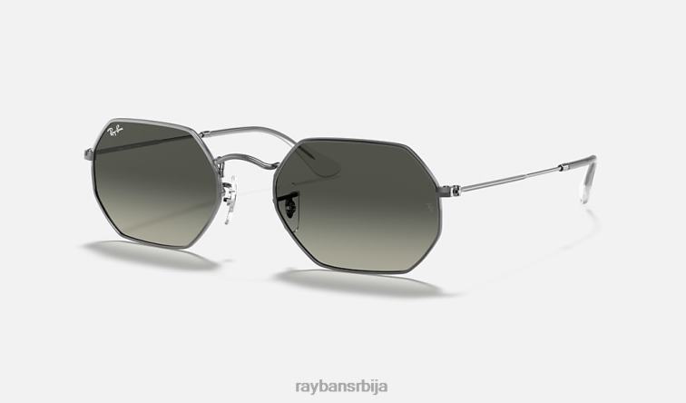 Ray-Ban осмоугаони класик P0HP885 наочаре за сунце углачан гунметал/сива мушкарци