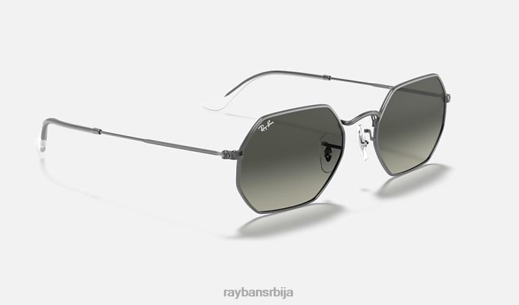 Ray-Ban осмоугаони класик P0HP885 наочаре за сунце углачан гунметал/сива мушкарци
