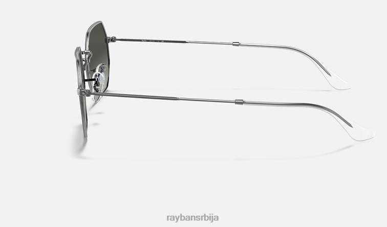 Ray-Ban осмоугаони класик P0HP885 наочаре за сунце углачан гунметал/сива мушкарци