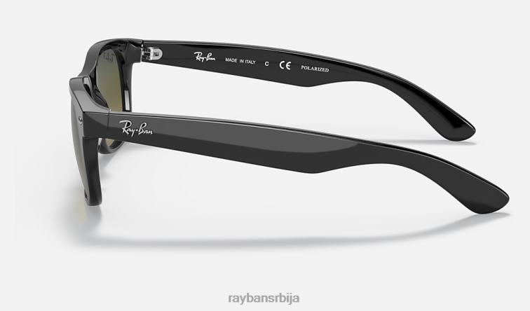 Ray-Ban нова колекција путника P0HP926 наочаре за сунце полирана црна/плава/зелена мушкарци