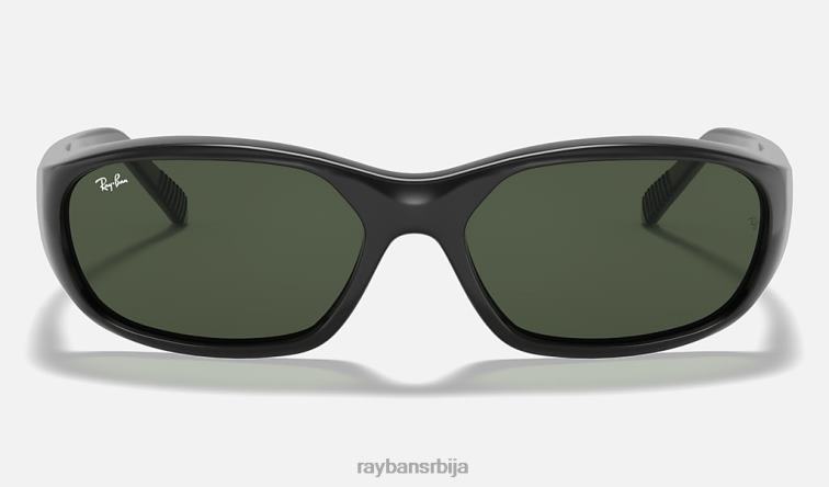 Ray-Ban тата-о ии P0HP935 наочаре за сунце полирана црно/зелена мушкарци