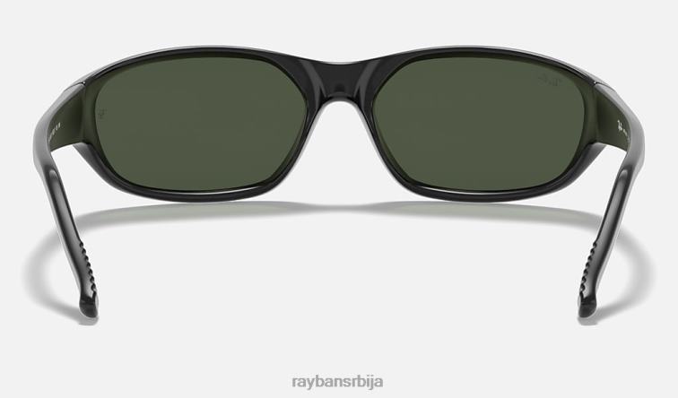 Ray-Ban тата-о ии P0HP935 наочаре за сунце полирана црно/зелена мушкарци