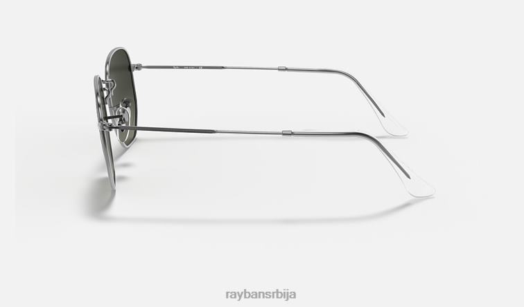 Ray-Ban хексагонална равна сочива P0HP94 наочаре за сунце углачан гунметал/сива мушкарци
