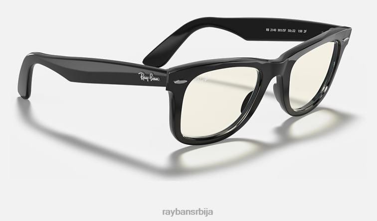 Ray-Ban путник јасно еволуирати P0HP971 наочаре за сунце полирани црно/сиви фотохром мушкарци