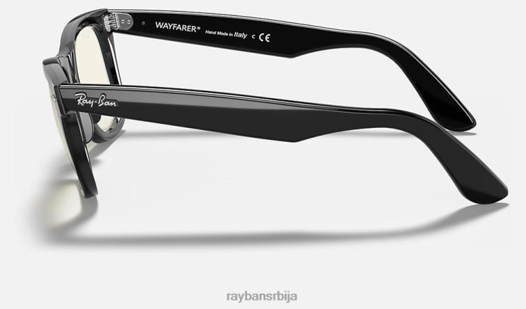 Ray-Ban путник јасно еволуирати P0HP971 наочаре за сунце полирани црно/сиви фотохром мушкарци