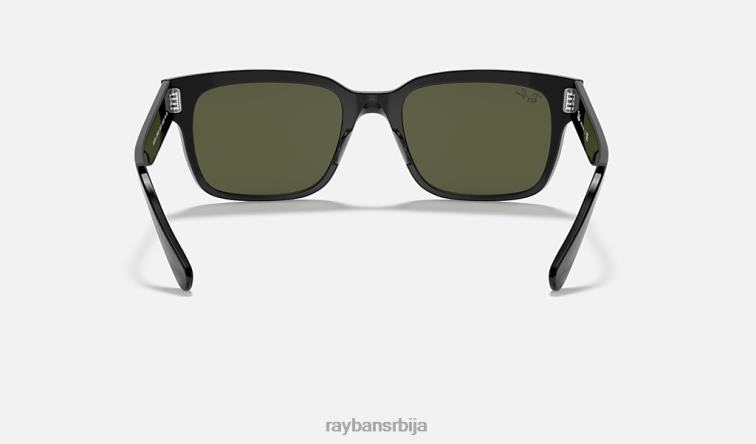 Ray-Ban јеффреи P0HP972 наочаре за сунце полирана црно/зелена мушкарци