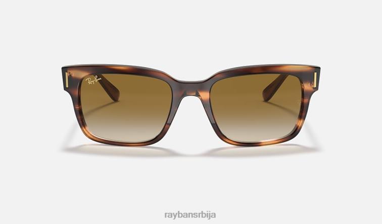 Ray-Ban јеффреи P0HP973 наочаре за сунце углачана пругаста хавана/светло браон мушкарци