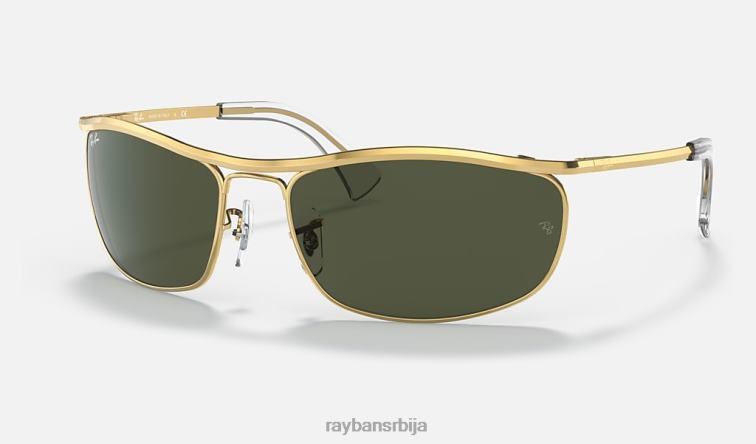 Ray-Ban олимпијац P0HP987 наочаре за сунце полирано златно/зелено мушкарци