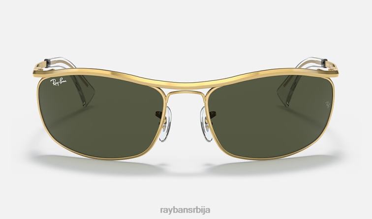Ray-Ban олимпијац P0HP987 наочаре за сунце полирано златно/зелено мушкарци