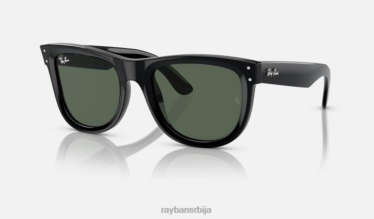 Ray-Ban ваифарер реверс P0HP99 наочаре за сунце полирана црно/зелена мушкарци
