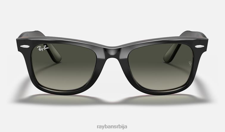 Ray-Ban оригинална мешавина боја Ваифарер P0HP993 наочаре за сунце полирана сива на хавана/сива мушкарци
