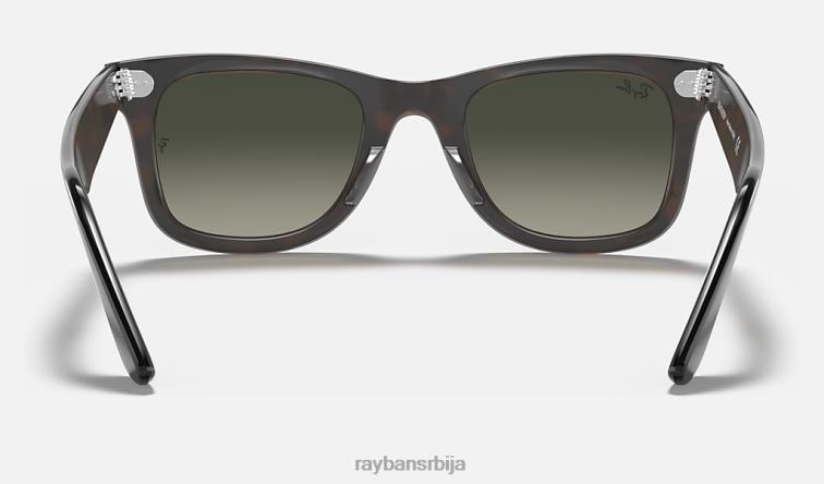 Ray-Ban оригинална мешавина боја Ваифарер P0HP993 наочаре за сунце полирана сива на хавана/сива мушкарци