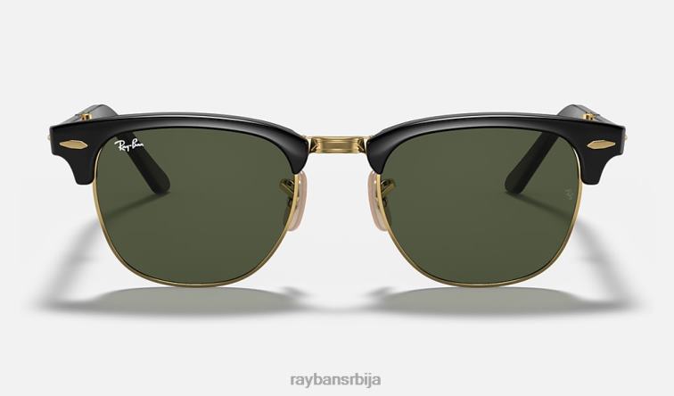Ray-Ban цлубмастер фолдинг P0HP995 наочаре за сунце полирана црно/зелена мушкарци