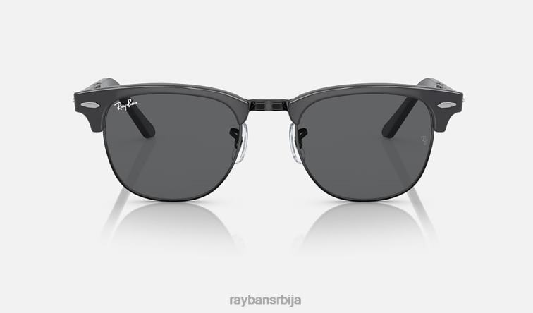 Ray-Ban цлубмастер фолдинг P0HP997 наочаре за сунце полирана сива на црно/тамно сива мушкарци
