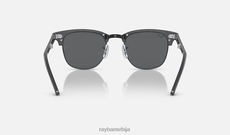 Ray-Ban цлубмастер фолдинг P0HP997 наочаре за сунце полирана сива на црно/тамно сива мушкарци