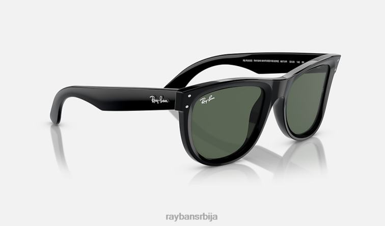 Ray-Ban ваифарер реверс P0HP99 наочаре за сунце полирана црно/зелена мушкарци