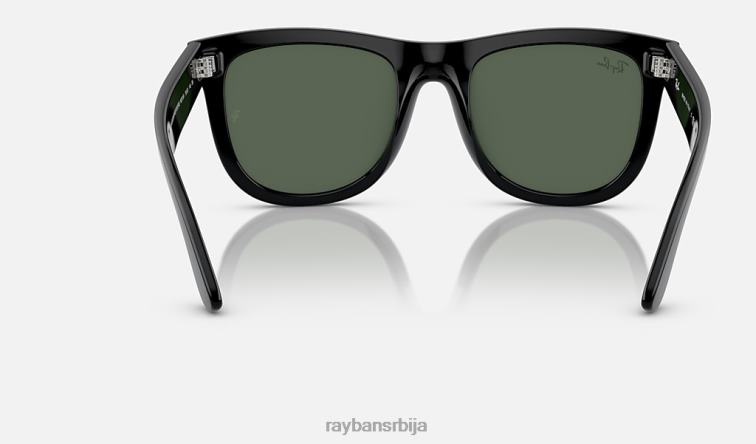 Ray-Ban ваифарер реверс P0HP99 наочаре за сунце полирана црно/зелена мушкарци