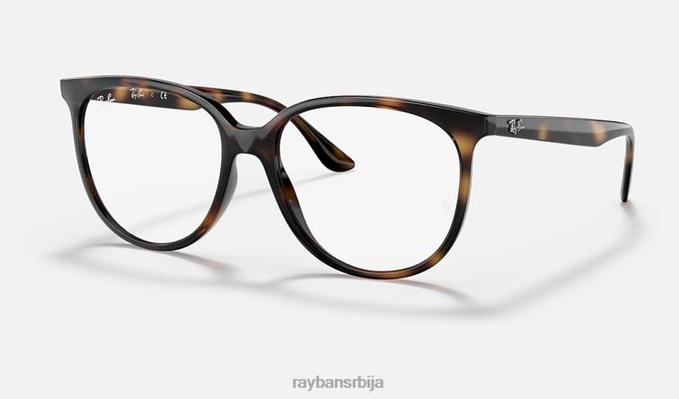 Ray-Ban рб4378в оптицс P0HP2638 наочаре углађена хавана Жене