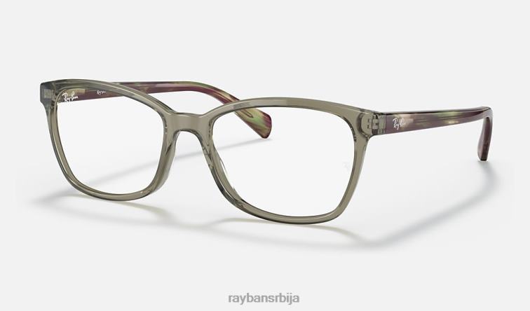 Ray-Ban рб5362 оптицс P0HP2611 наочаре углачана провидна зелена Жене