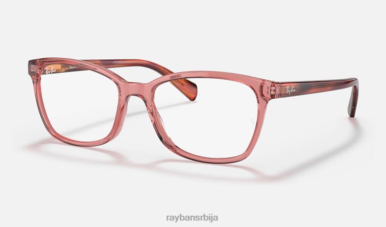 Ray-Ban рб5362 оптицс P0HP2612 наочаре углачана провидна розе Жене