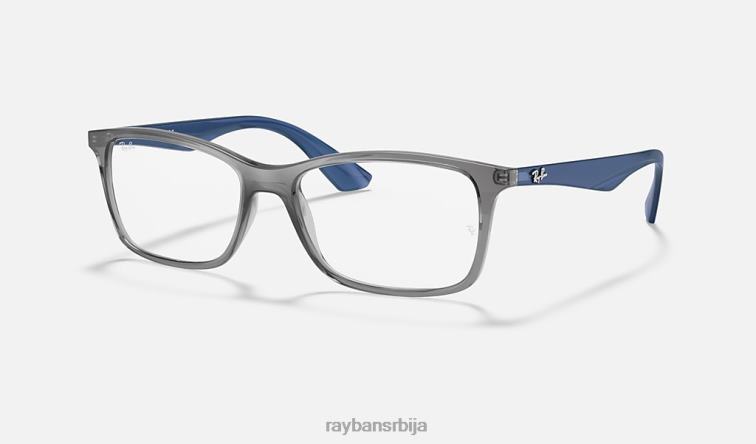 Ray-Ban рб7047 оптицс P0HP2587 наочаре углачана провидно сива Жене