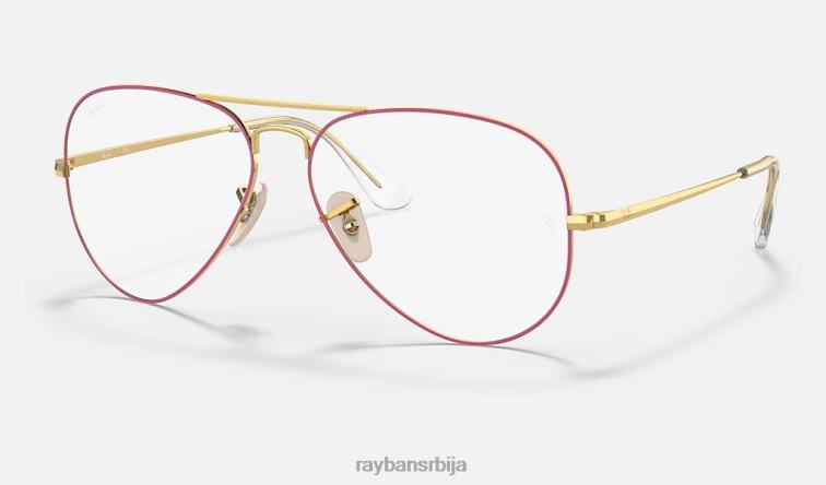 Ray-Ban авијатичарска оптика P0HP2562 наочаре мат љубичаста Жене