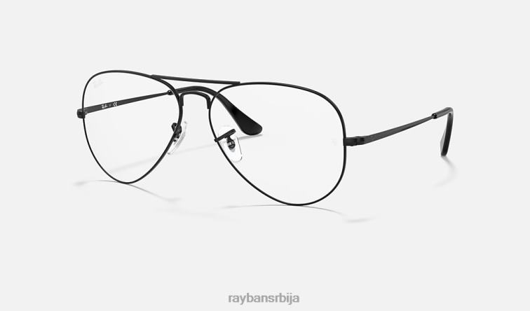 Ray-Ban авијатичарска оптика P0HP2566 наочаре мат црна Жене