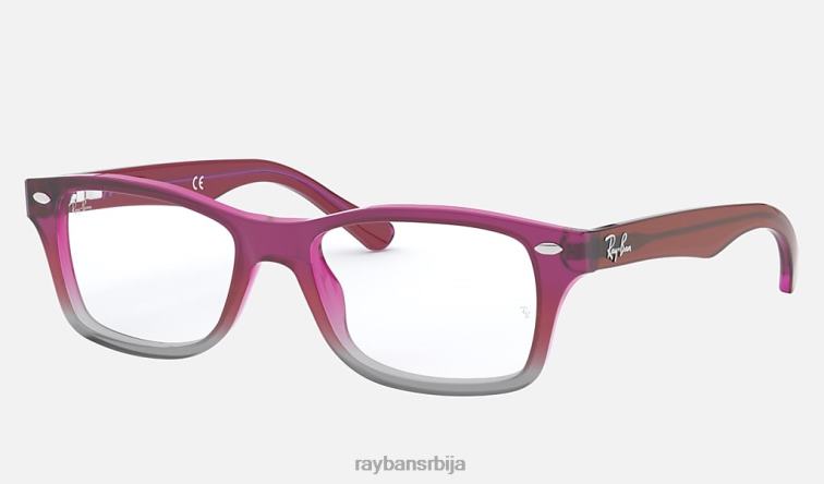 Ray-Ban рб1531 оптицс P0HP2694 наочаре углачана фуксија на сивом клинци