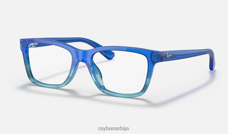 Ray-Ban рб1536 оптицс P0HP2714 наочаре полирани плави градијент клинци
