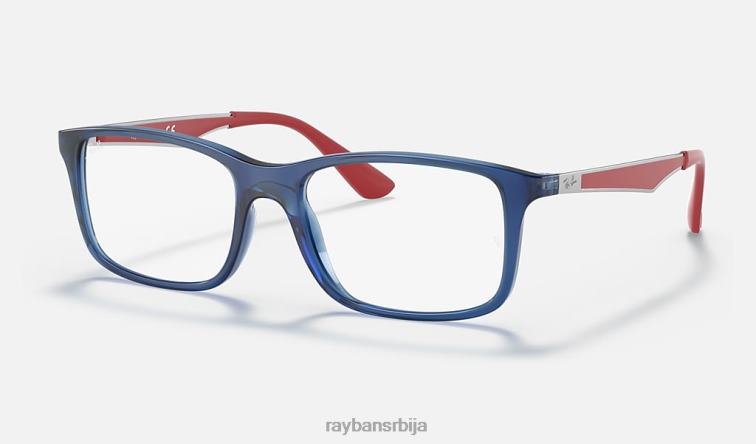 Ray-Ban рб1570 оптицс P0HP2781 наочаре углачано провидно плаво клинци