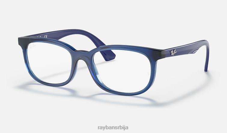 Ray-Ban рб1584 оптицс P0HP2800 наочаре углачано провидно плаво клинци