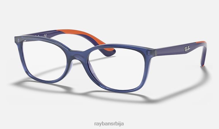 Ray-Ban рб1586 оптицс P0HP2810 наочаре углачано провидно плаво клинци