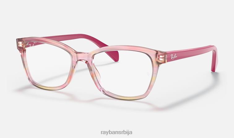 Ray-Ban рб1591 оптицс P0HP2698 наочаре углачана пругаста фуксија клинци