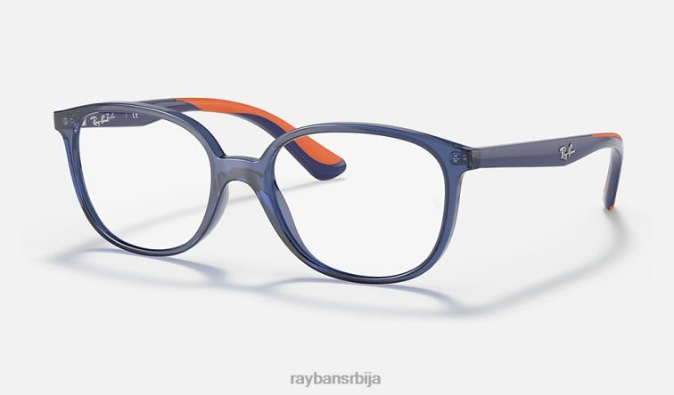 Ray-Ban рб1598 оптицс P0HP2776 наочаре углачано провидно плаво клинци