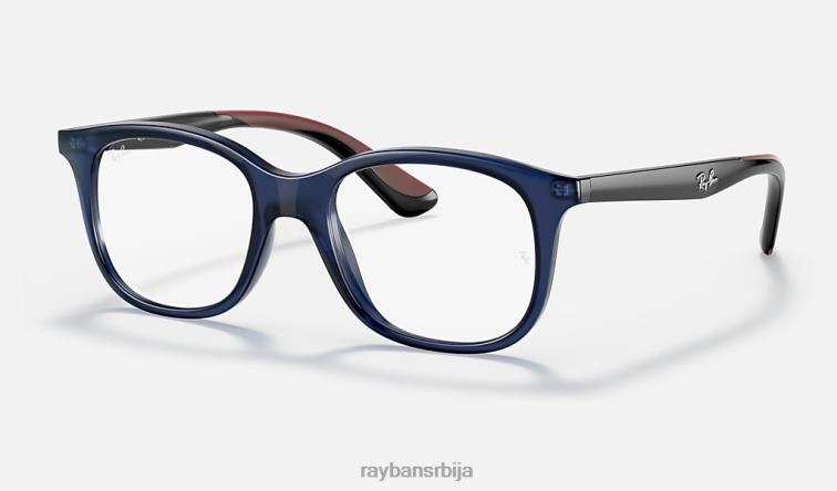 Ray-Ban рб1604 оптицс P0HP2735 наочаре углачано провидно плаво клинци