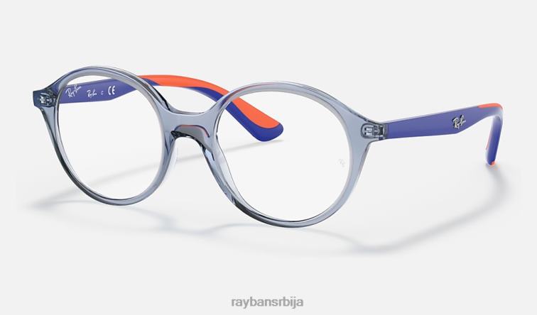 Ray-Ban рб1606 оптицс P0HP2841 наочаре углачана провидна светлоплава клинци