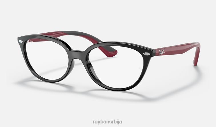 Ray-Ban рб1612 оптицс P0HP2787 наочаре углачана црна клинци